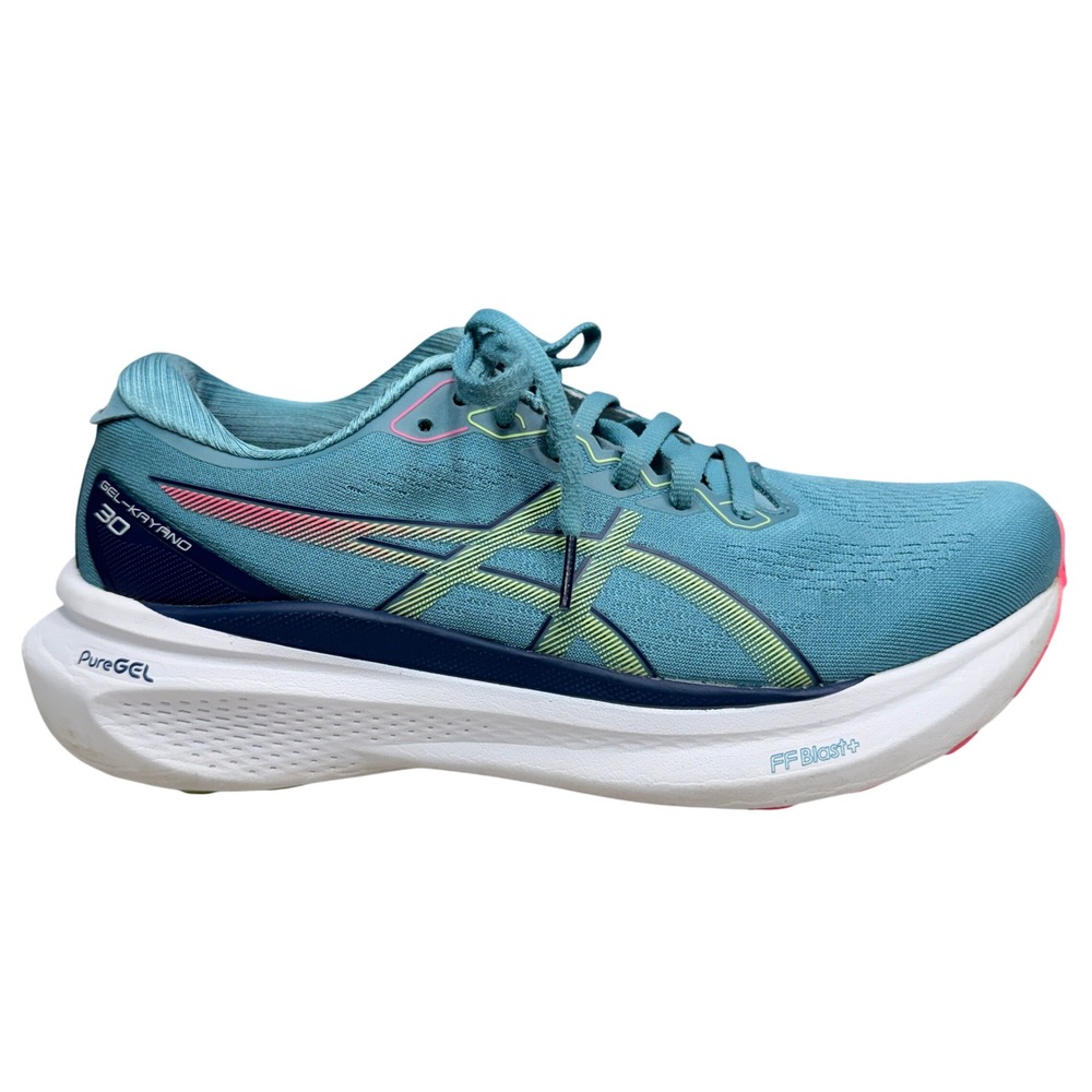 ASICS GEL-Kayano 30 Running Shoes Womens 10 Blue Pink PureGEL Athletic Running